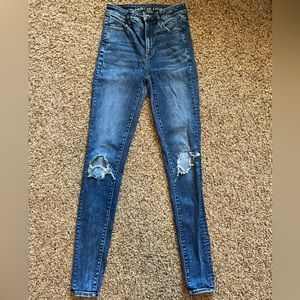 American Eagle long skinny jeans
